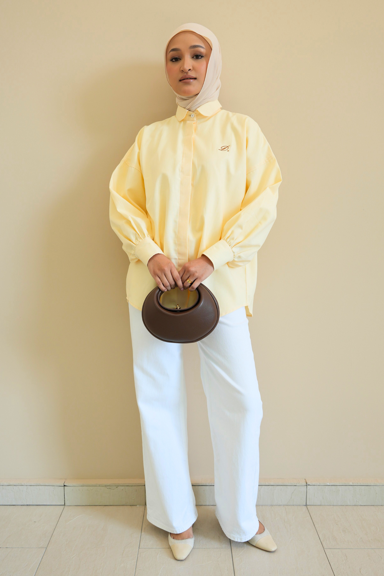 EASE Collection – Butter Yellow Blouse