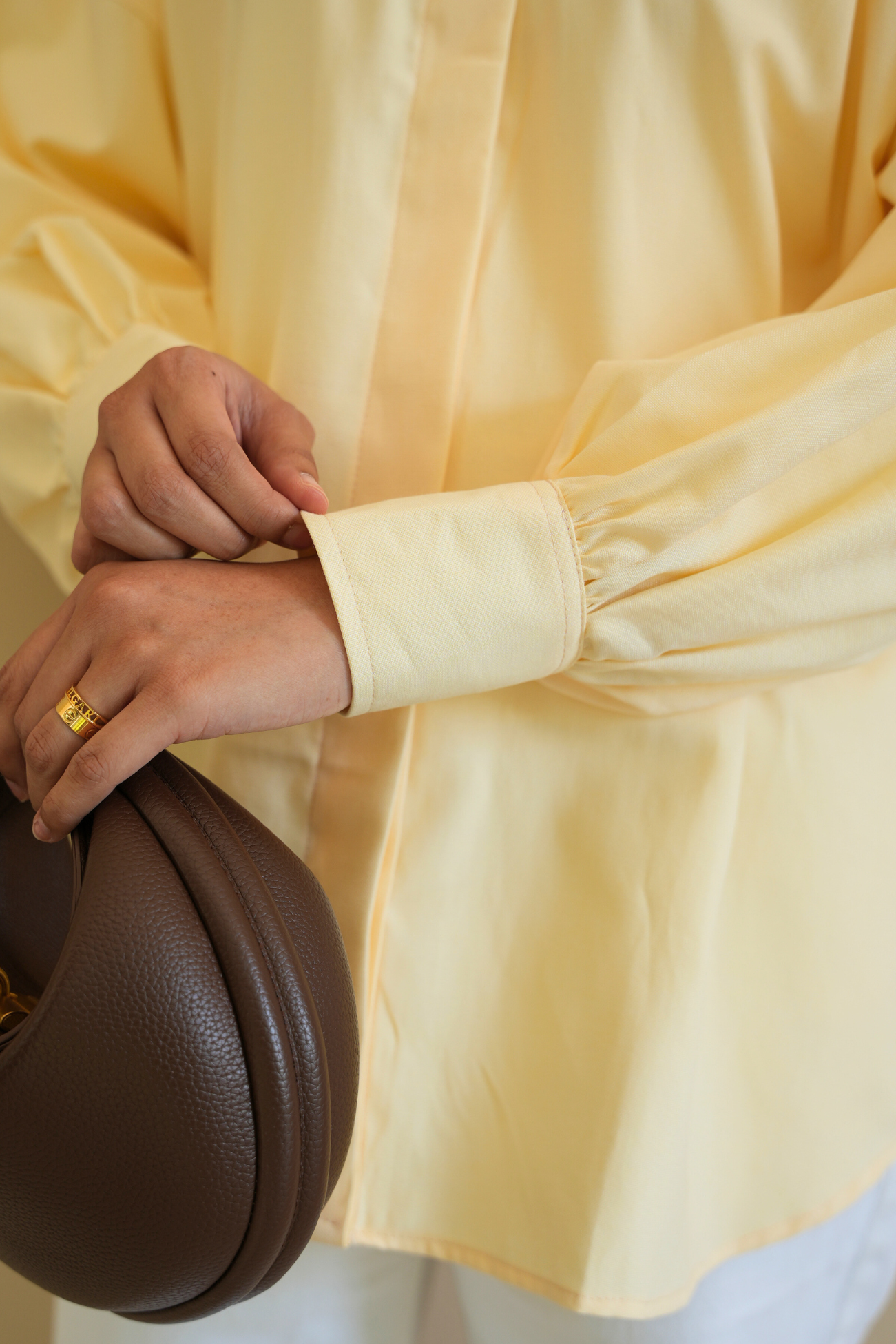 EASE Collection – Butter Yellow Blouse