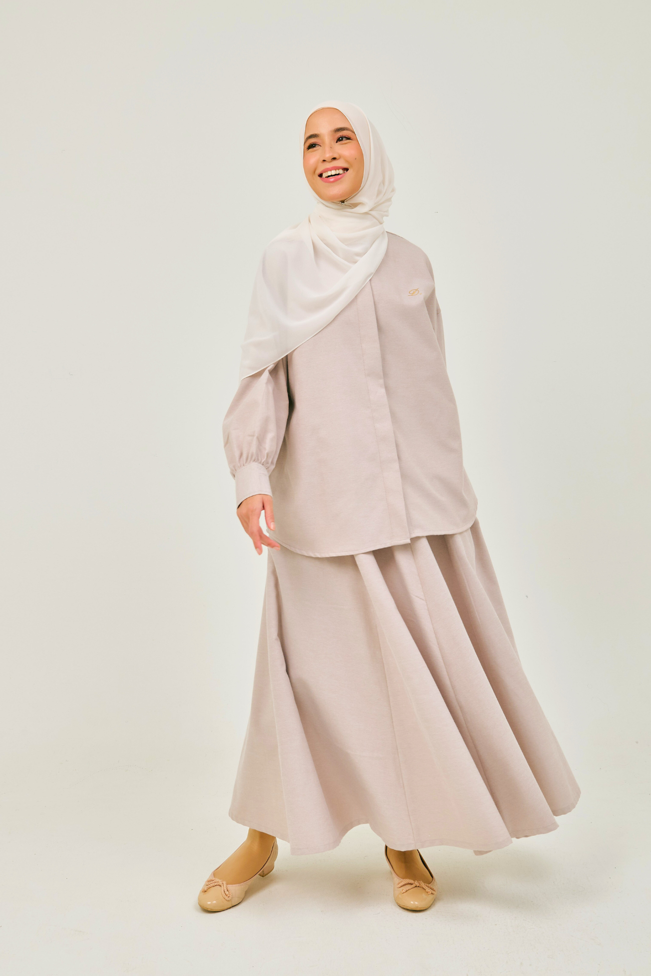 EASE Collection – Taupe Skirt