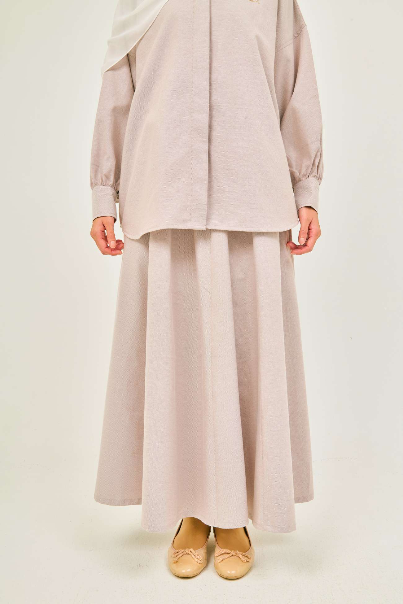 EASE Collection – Taupe Skirt