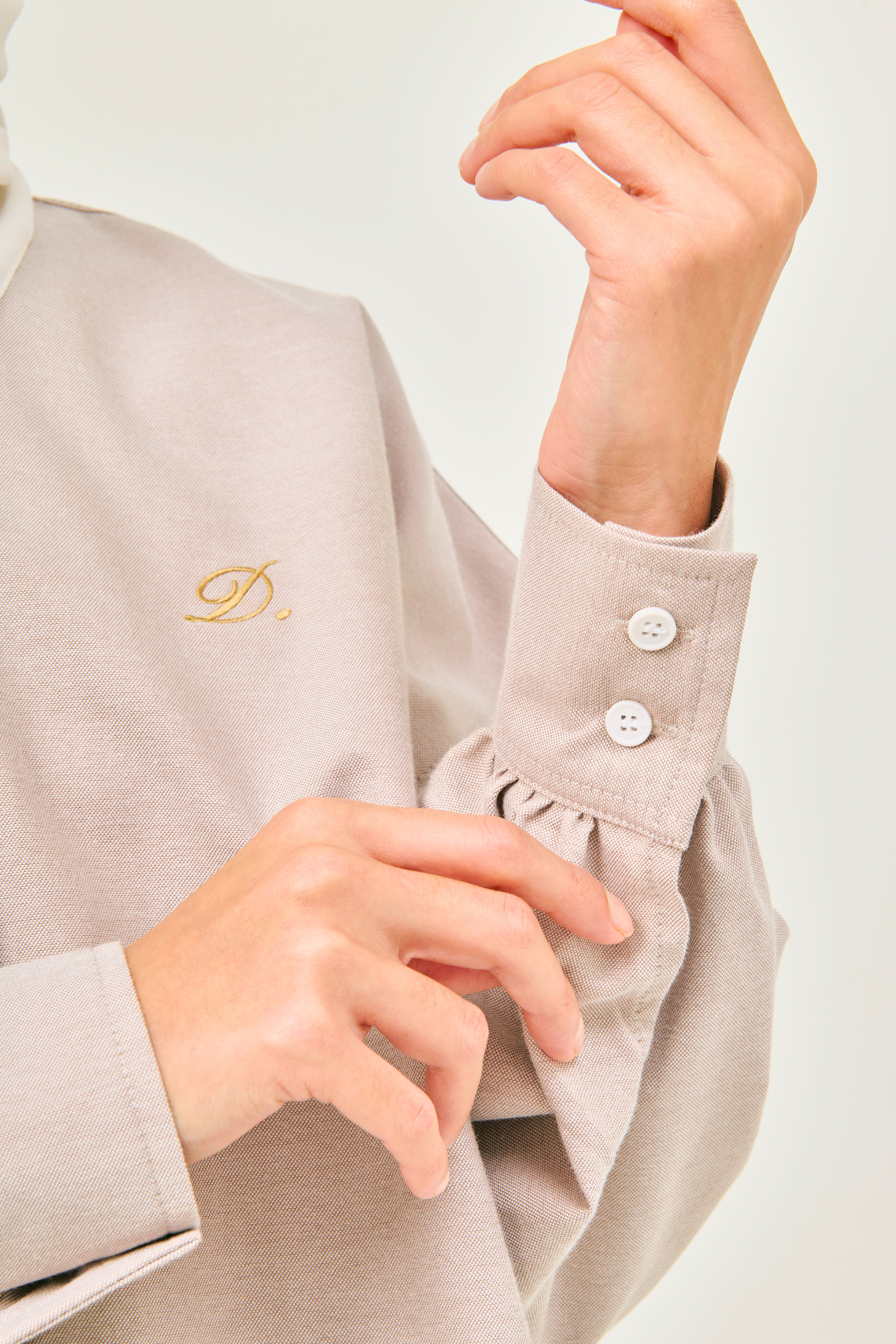 EASE Collection – Taupe Blouse