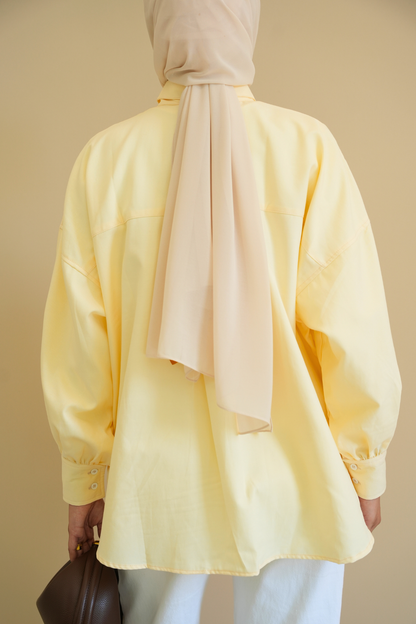 EASE Collection – Butter Yellow Blouse