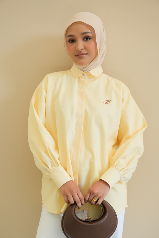 EASE Collection – Butter Yellow Blouse