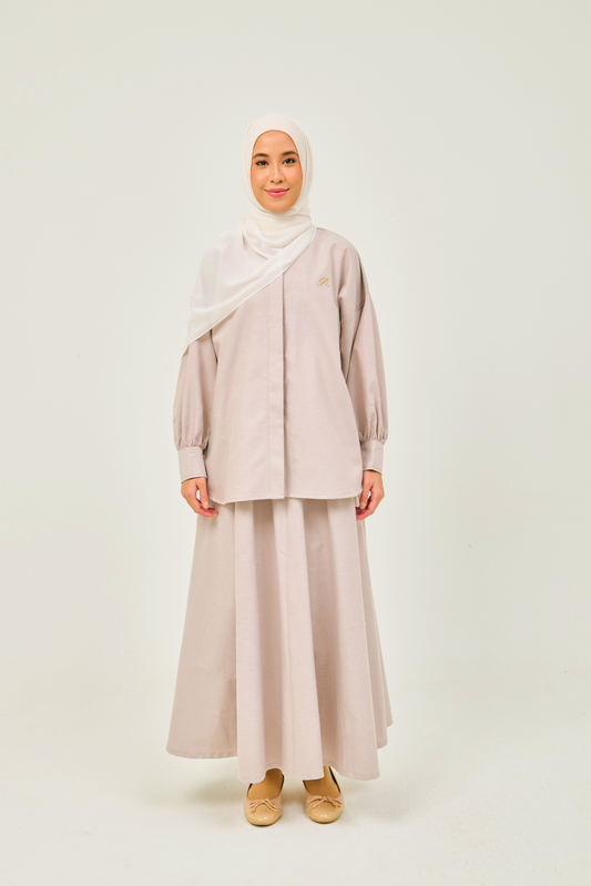 EASE Collection – Taupe Blouse