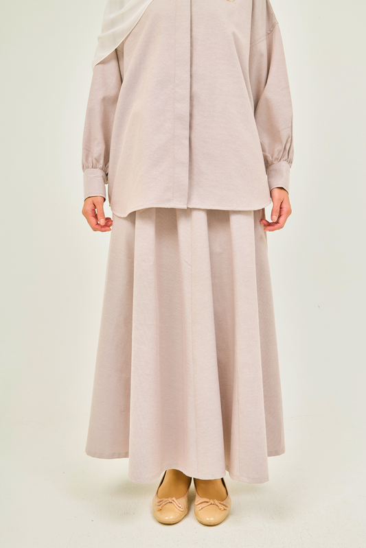 EASE Collection – Taupe Skirt